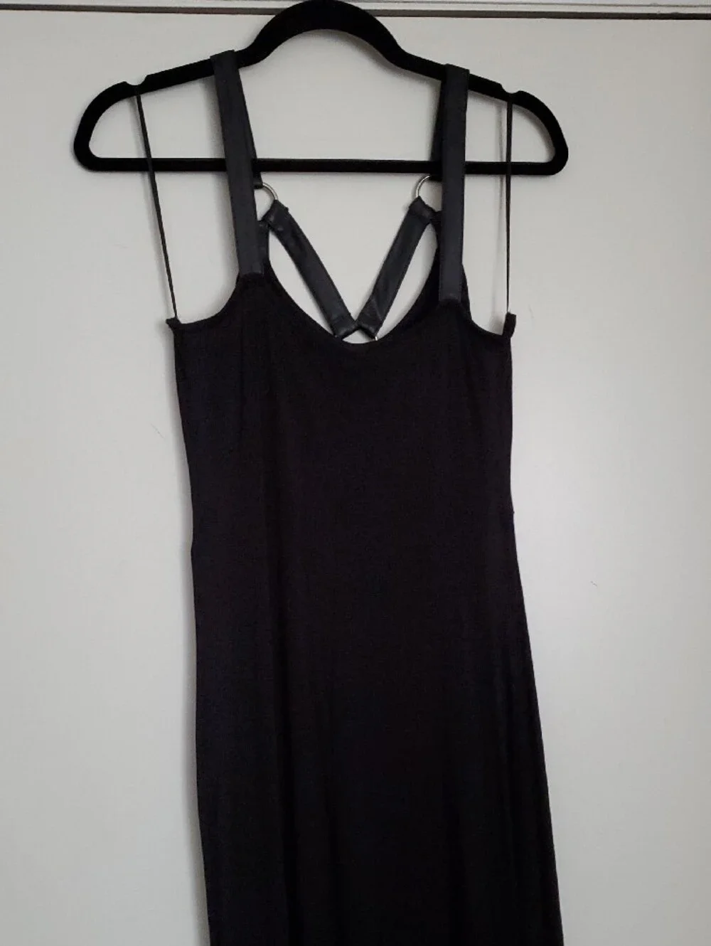 Killstar Black Maxi Dress with O-Ring Harness Detail - Picture 10 of 16